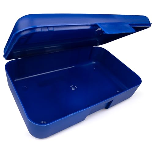 Image of Craft County Solid Color Pencil Box - Store All Your Art Supplies in 1 Convenient Location - 5 Vibrant Colors to Choose From