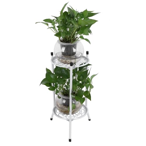 Support de plantes intérieur trépied stable pour étagère de présentation