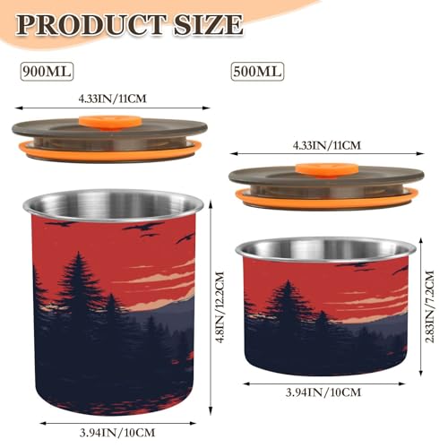 Contenedor Hermético de Acero Inoxidable para Café 30oz miniatura 2