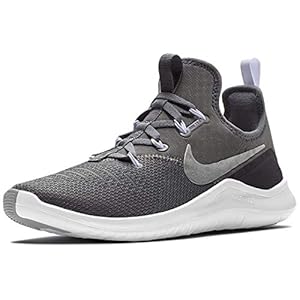Nike-Mens-Sneaker-Gymnastics-Shoes Nike Women's Free Tr 8 Running Shoes (7.5 M US, Gunsmoke/Metallic Silver-Gridiron)