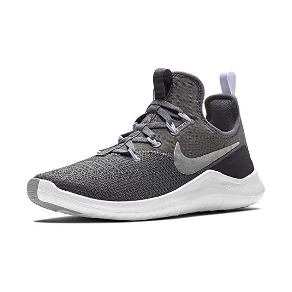 Nike Women's Free Tr 8 Running Shoes (7.5 M US, Gunsmoke/Metallic Silver-Gridiron)