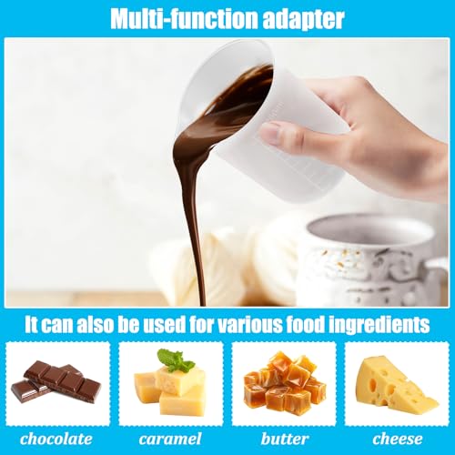 Set de 6 vasos medidores de silicona para chocolate 350 ml miniatura 6