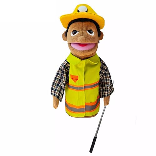 Theatre Hand Puppets for Children, Includes Teacher, Police, Pira...