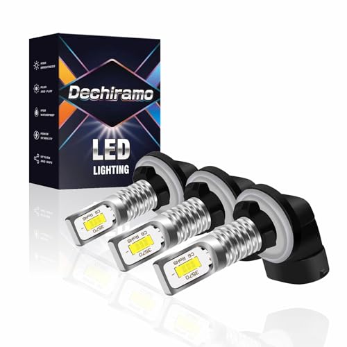 Dechiramo Compatible for Polaris Sportsman 400 450 570 600 700 800 High low beam? 886/894/881 Fog Light Bulbs, 6500K Bright White, 1?1 Plug and Play?3-Pack