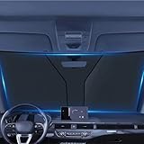 トヨタ C-HR GR Sport AX20 2023-2025 MK2に対応。車のフロントガラス用サンシェード 折りたたみ式フロントガラス サンバイザー カーアクセサリー