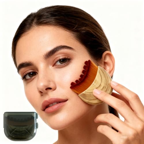 Escova facial de contorno, desentupidor de massagem linfática, músculos faciais relaxantes, alívio da fadiga, design ergonômico de aderência