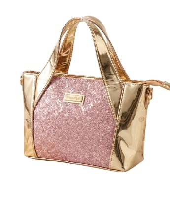 Women's Shining Small Handbag Glitter Party Tote with Top Handle-image-31