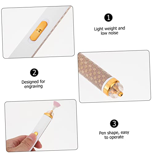 Kit de ponceuse électrique pour manucure avec charge USB FRCOLOR - 3