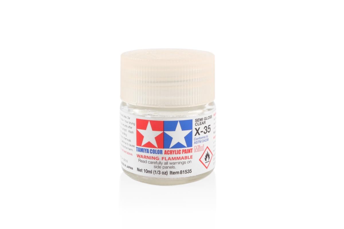 Tamiya Semi Gloss Clear Acrylic Mini X-35