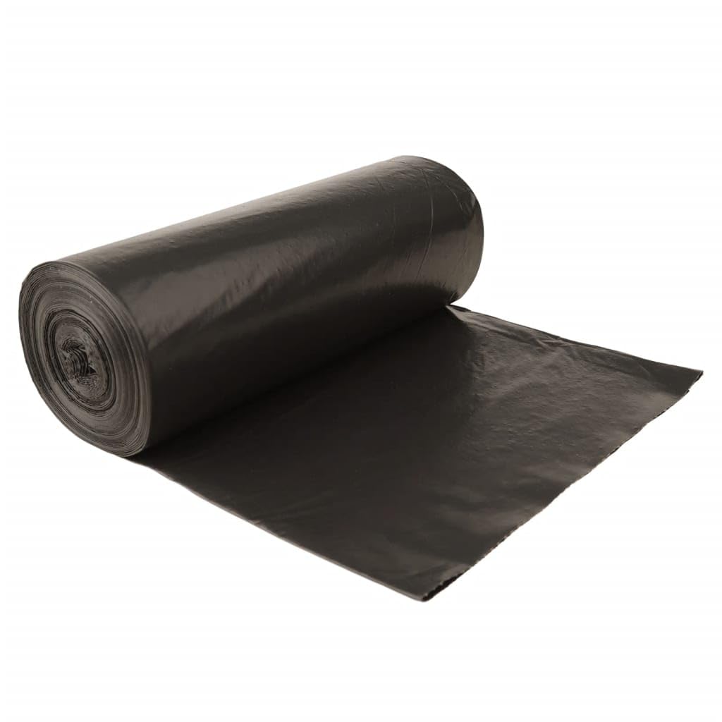 Müllbeutel, 150 Stück, schwarz, 240 l, extra robust, auslaufsicher, für Haushalt, Büro, Camping, Wandern, Picknick