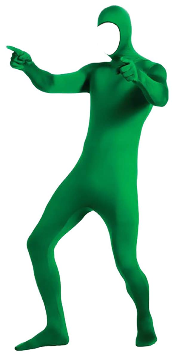 Aniler Men's and Women's Spandex Open Face Full Body Zentai Costume Bodysuit