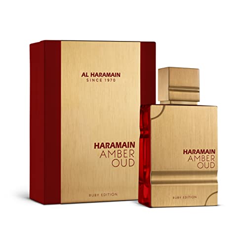 Al Haramain Perfumes Amber Oud Eau de Parfum en Flacon Vaporisateur, 60 ml (Ruby Edition 60 ml)