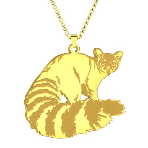 Bijoux raton laveur : le cadeau parfait sous forme de collier chaîne