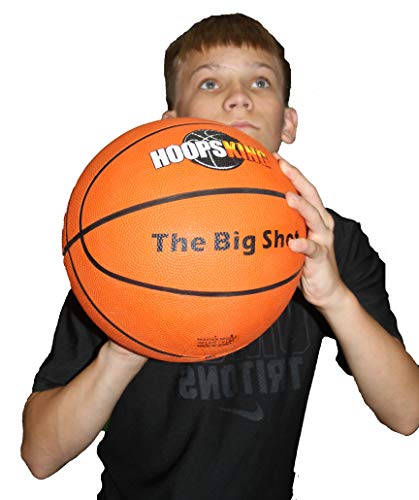 HoopsKing The Big Shot 33 Inch Oversized Big Basketball for Training Online Video, Develop Arc on Shot & Fundamental Skills