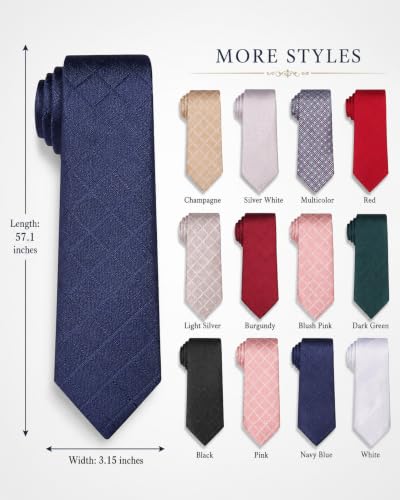 Image of WeiShang Neckties for Men, Classic Formal Tie
