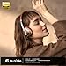 OneOdio F4 Retro Wireless On-Ear Headphones - Maillard Vintage Style, Hi-Res Audio Stereo Wired Headset, Dual Bluetooth 5.4, 50H Playtime, 0.25lb Lightweight, Built-in Microphone (Brown)