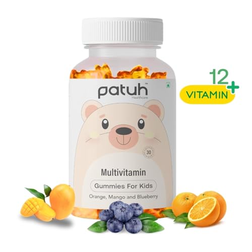 Image of Junior Vital Kids Combo, Multivitamin & Omega-3 Supplement (4+), Supports Immunity, Brain, Heart & Bone Health, 100% Veg, 2-Pack, Delicious & Nutritious Daily Support