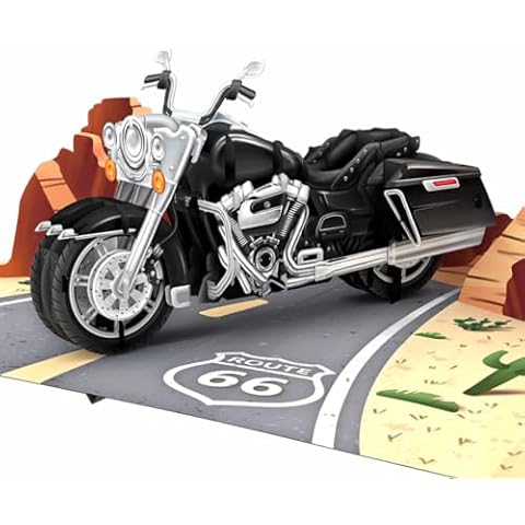 Three Dee Cards Motorbike Pop-Up Greeting Card Cover