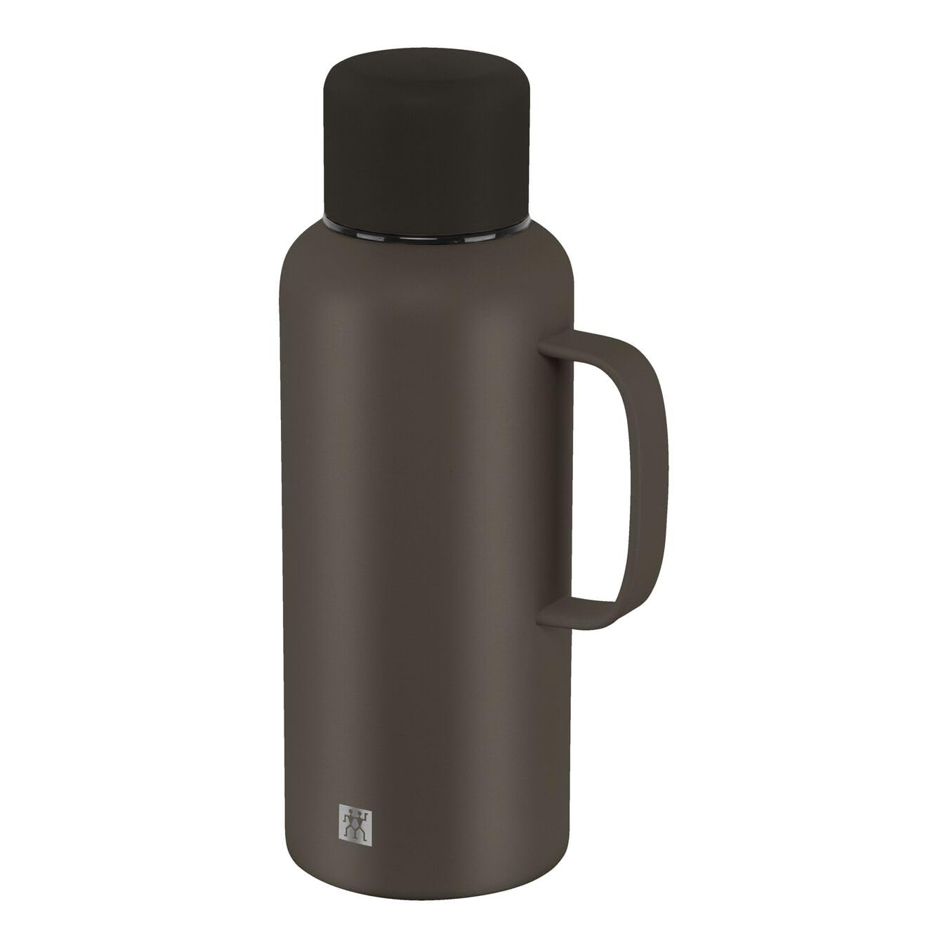 ZWILLING Thermo Plus - Termo (1,2 L, hasta 24 horas, doble pared, acero inoxidable, a prueba de fugas, apto para lavavajillas, base antideslizante, color chocolate)