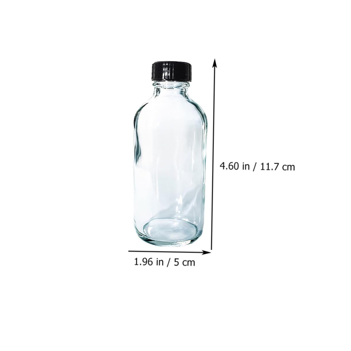 Zerodeko 12pezzi Bottiglie Vetro Bocca Piccola Da Flaconi Per Reagenti in Vetro Per Laboratorio Contenitori Per Campioni Per Liquidi e