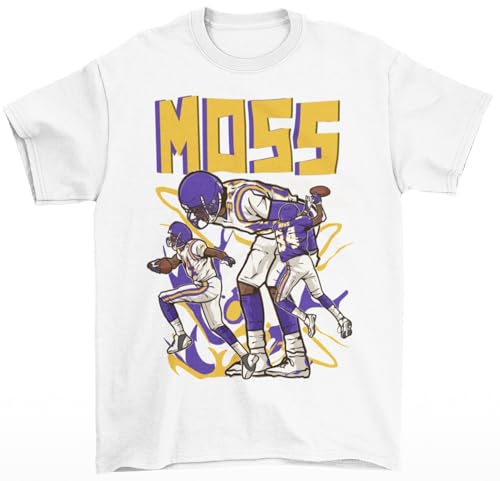 Randy Moss Cartoon Style Minnesota T-Shirt