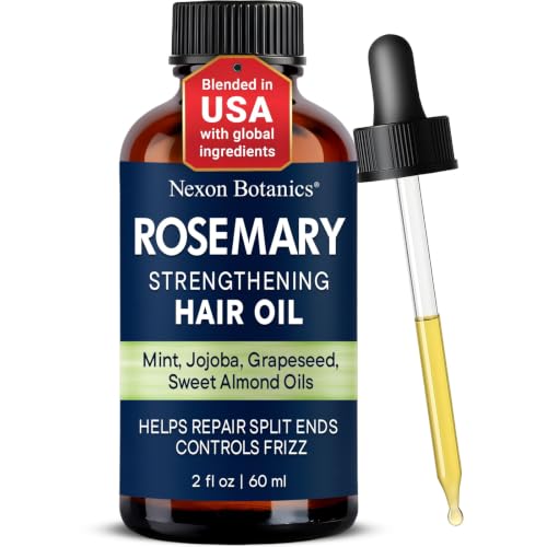 Rosemary Oil for Hair Growth 2 fl oz - Lightweight Scalp Oil for Dry Scalp