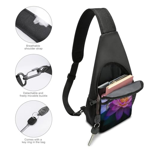 Bolso tipo sling para mujer y hombre pequeño para senderismo miniatura 3
