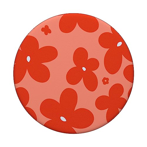 The Summer I Turned Pretty - Vintage Daisy - Red PopSockets Swappable PopGrip, Black - Image 3