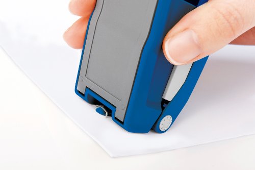 Agrafeuse de bureau Novus 25 feuilles 53mm compacte bleu gris