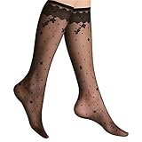 Medias de retención Penti Milla Fashion - Calcetines hasta la rodilla, 15 Den, talla única, todos los calcetines transparentes hasta la rodilla  2 colores de piel clara  negro Negro Negro ( Talla única