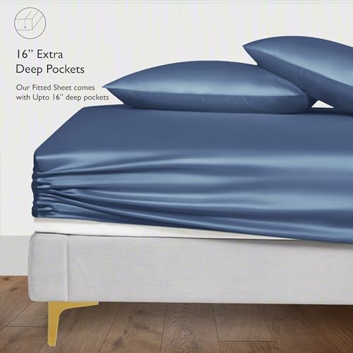 LINENWALAS King Fitted Sheet 150x200 cm - Image 4
