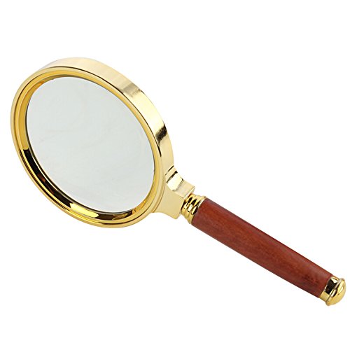 Loupes CRODY en acajou avec grossissement 10 fois HD pour lecture de bijoux