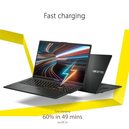 Image of ASUS Vivobook Go 15 15.6 inch FHD 60Hz Laptop with Intel Processor N150, Intel UHD Graphics, 4GB RAM, 128GB SSD, Mixed Black