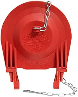 Korky 3060BP Universal Toilet Flapper Replaces Most Large 3-Inch Flappers - Long Lasting Rubber - Easy to Install - Made in USA