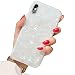 BOFTALE for iPhone X/XS Case,Girls Women Sparkling Shiny Soft TPU Silicone Back Cover Cute Slim Fit Full Protection Glitter Pearly-Lustre Translucent Shell Pattern Protective Phone Case (Colorful)