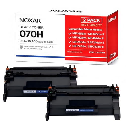 Image of 2-Pack 070H High Capacity Toner Cartridge Compatible for Canon 070 CRG-070H Black Toner for imageCLASS MF465dw MF462dw LBP246dw LBP247dw Printer