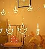 The Purple Tree Decorative Diya Diwali Light Curtain, String Lights with 12 Hanging Diyas, 8 Flashing Modes - 2.5 Meter (1 Curtain) 138 Led, Diwali Decorative Light #3