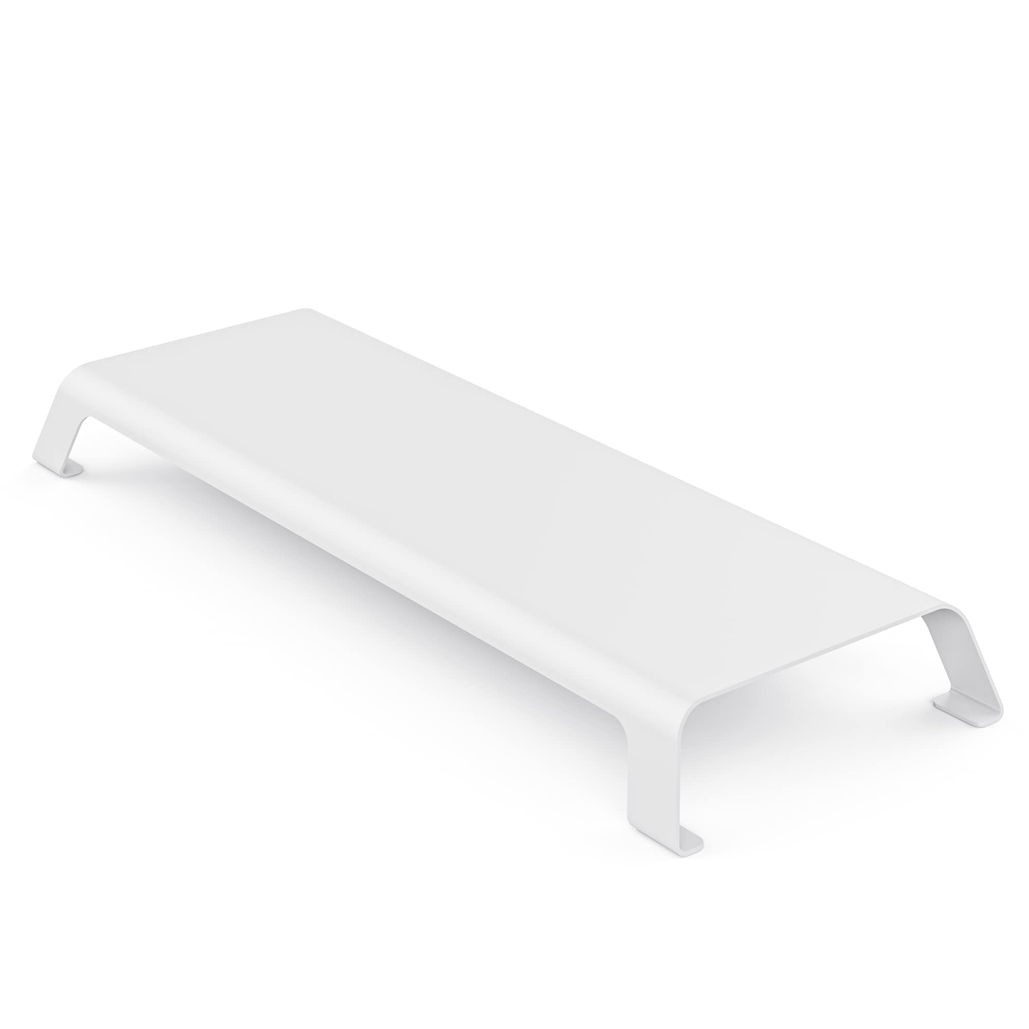 Red Lemon Computer Monitor Stand Metal Stand Riser Ergonomic Desk Organizer Sturdy Stand for Home/Office/Laptop/Notebook/Monitor Heightening Mount (P23) - White-image-23