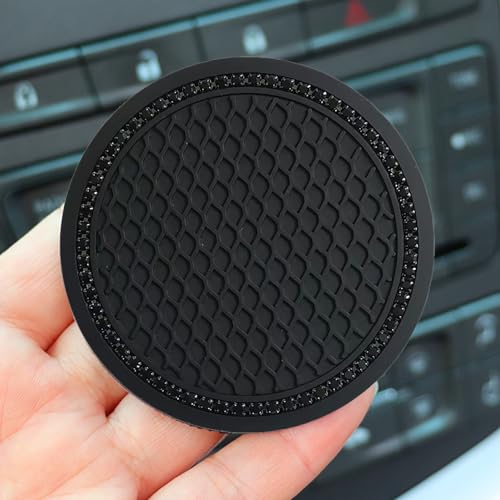 Portavasos para carro JSE silicona negro 2.75 in miniatura 2