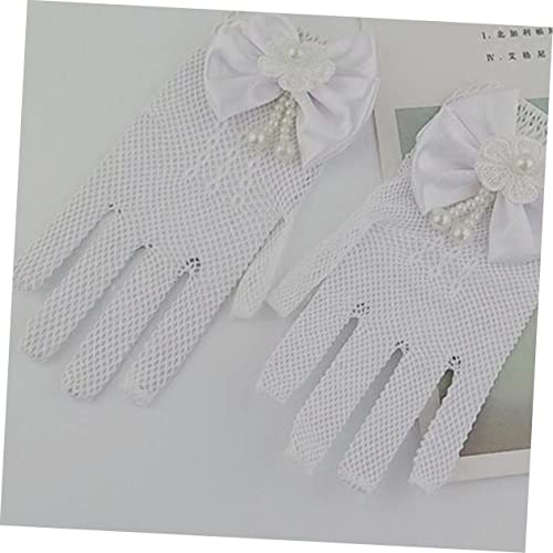 Boys and Girls Stage Performance Gloves White Gloves for Boys Little Girls Led Fingerless Cosplay Accessories3