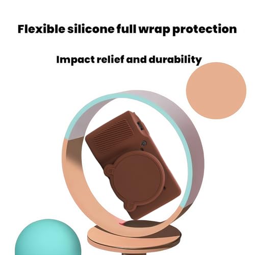 Funda de silicona para cámara Ricoh GR III/GR III X marrón miniatura 7