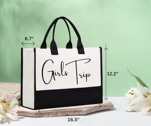 Bolsos tote para viaje de chicas 'Awkward-AF' (juego de 3, 4 o 5), regalo o detalle festivo para amigas, hermanas u otro grupo de mujeres miniatura 6