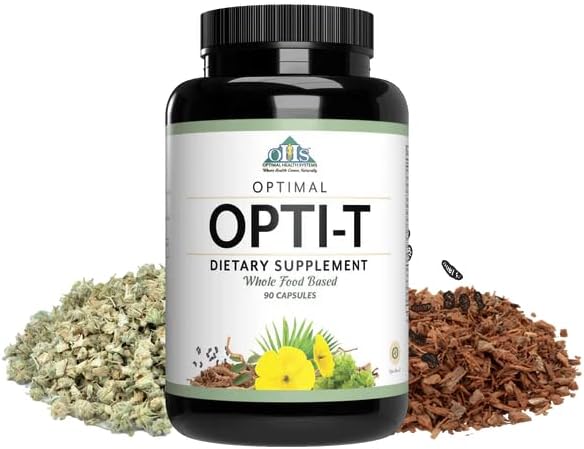 Optimal Opti-T Combines a Blend of Herbs, B Vitamins, and Minerals in a Unique Opti-Blend delivery System. Designed for Everyday Wellness, it Offers Nutritional Support That Helps Maintain Balance. Optimal Opti-T Combines a Blend of Herbs, B Vitamins, and Minerals in a Unique Opti-Blend delivery System. Designed for Everyday Wellness, it Offers Nutritional Support That Helps Maintain Balance.