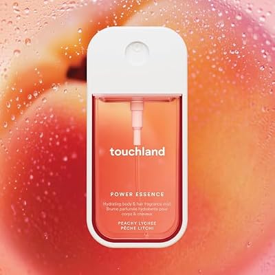 Touchland Power Essence Hydrating Body & Hair Fragrance, SUMMER DAYDREAM SET (Lush Tropicale, Peachy Lychee, Vanilla Velvet), 2 FL. OZ. Travel Size Body Mist (Set of 3)