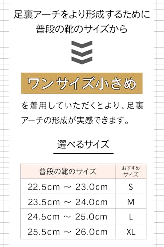 apprecia フットサポーター 土踏まず 足裏 横 縦 アーチ 足 ヨガ シューズ 体幹 トレーニング 洗濯ネット STYLE ARTIST (M) 8枚目