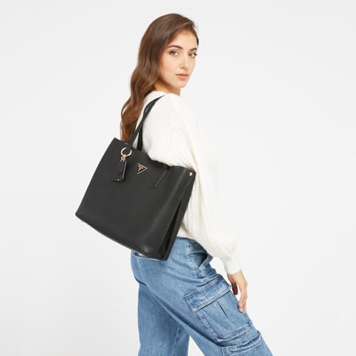 guess meridian girlfriend tote nero