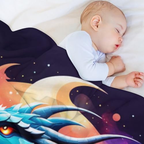 Couverture dragon impression 3D en flannel, couvre-lit et linge de lit - 5