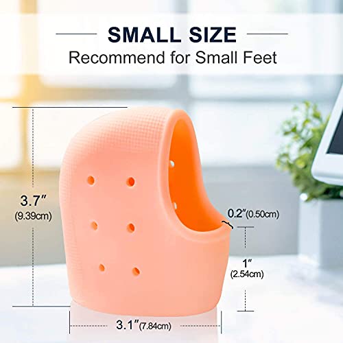 Image of Invisible Height Increase Insole Silicone Insoles Concealed Breathable Socks Heel Raised Suitable for Men and Women Increase Wearable Bionic Heel. (Blue+Skin)