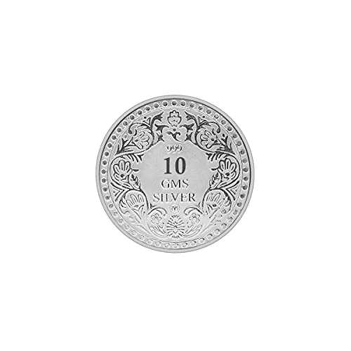Image of FORTUNE FOREVER Pure Silver Queen Victoria BIS Hallmarked Round Coin Chandi Sikka with Blister Card Perfect for Gifting Investment Diwali Dhanteras (999 Purity)