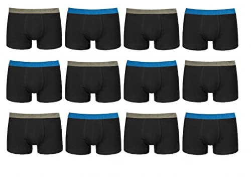 IC-collection Vincenzo Bellini Jungen Boxershorts | 12er Pack | Schwarz (Schwarz, 5-6 Jahre) Cover